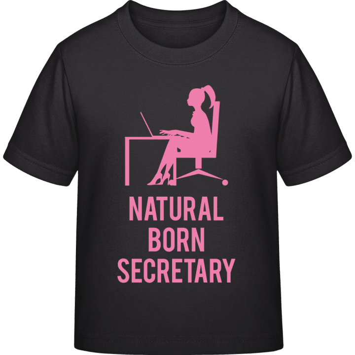 Natural Born Secretary T-skjorte for barn contain pic