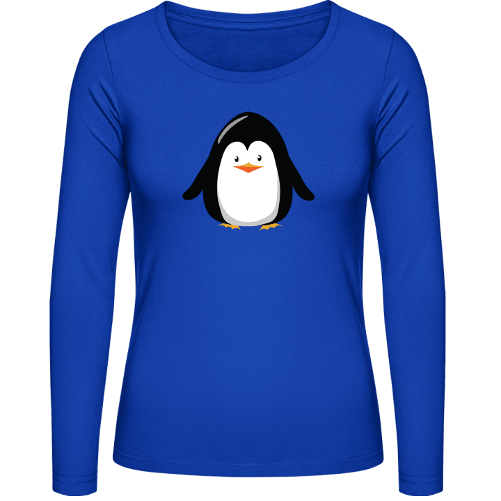 Little Penguin Illustration Women long Sleeve Shirt 0 image