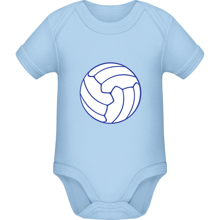 White Volleyball Ball Baby romper kostym contain pic