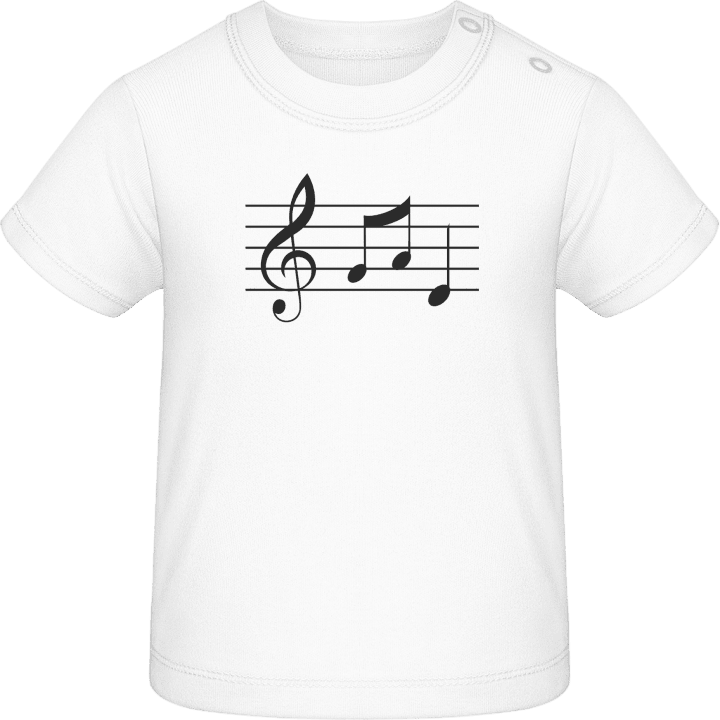 Music Notes Classic T-shirt för bebisar contain pic