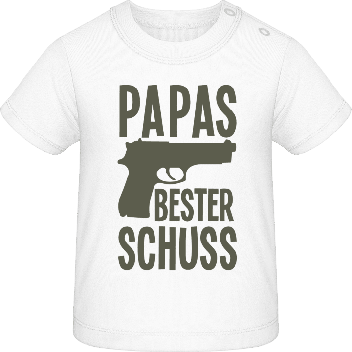 Papas bester Schuss Baby T-skjorte 0 image