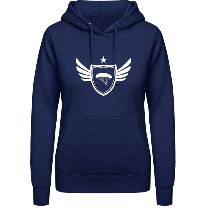Winged Paraglider Logo Vrouwen Hoodie contain pic