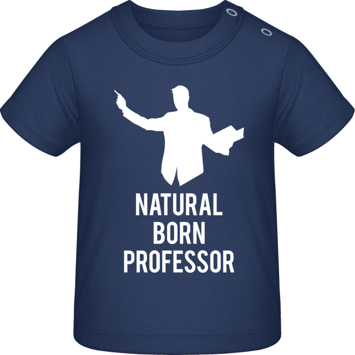 Natural Born Professor Camiseta de bebé contain pic