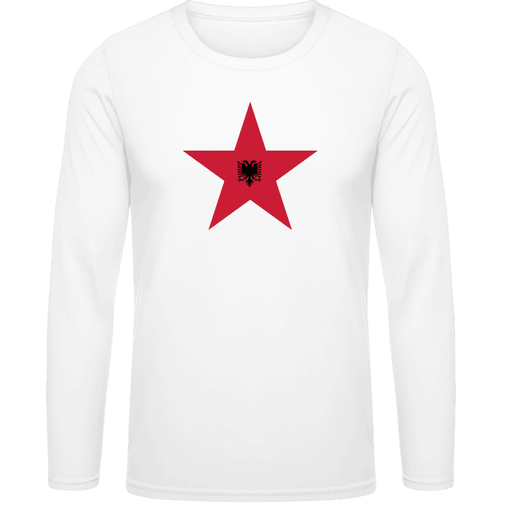 Albanian Star T-shirt à manches longues contain pic