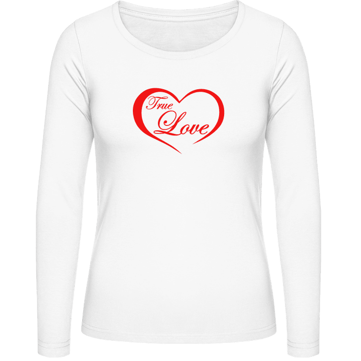 True Love Heart Vrouwen Lange Mouw Shirt contain pic