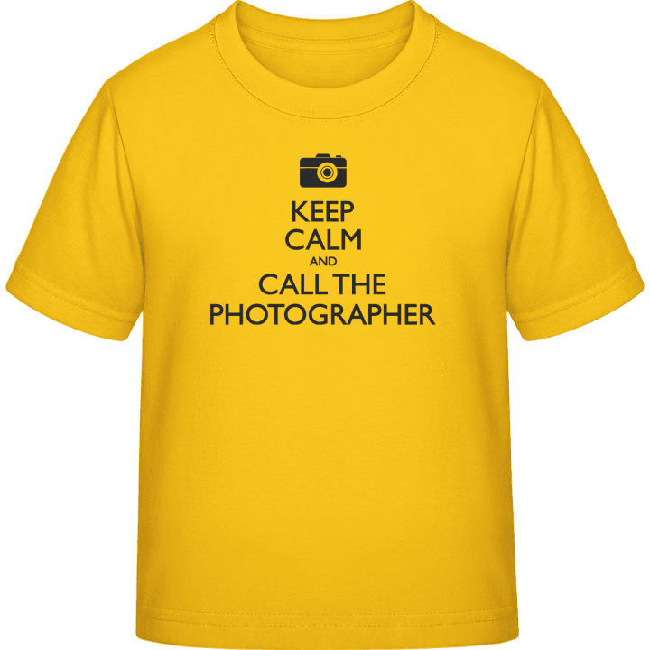 Call The Photographer Kinder T-Shirt contain pic