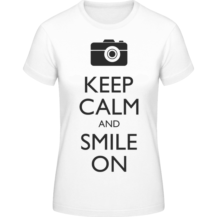 Smile On T-shirt för kvinnor contain pic