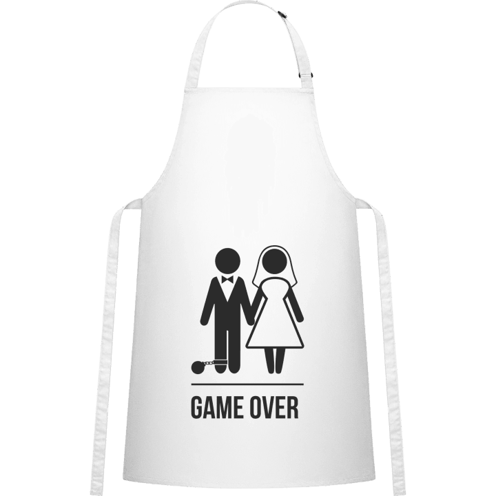 Game Over Groom's End Kitchen Apron contain pic