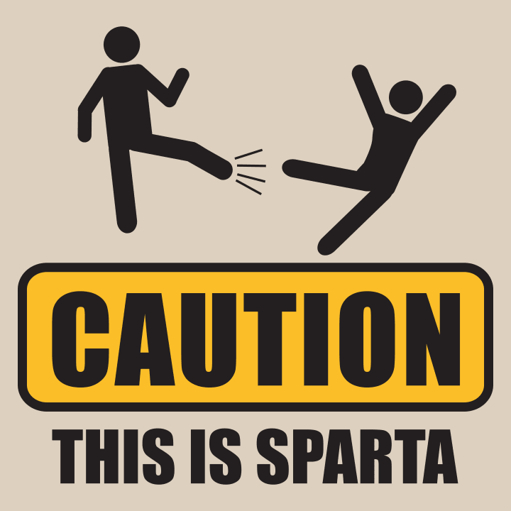 Caution This Is Sparta Stofftasche 0 image