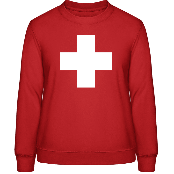 Schweizer Kreuz Frauen Sweatshirt 0 image