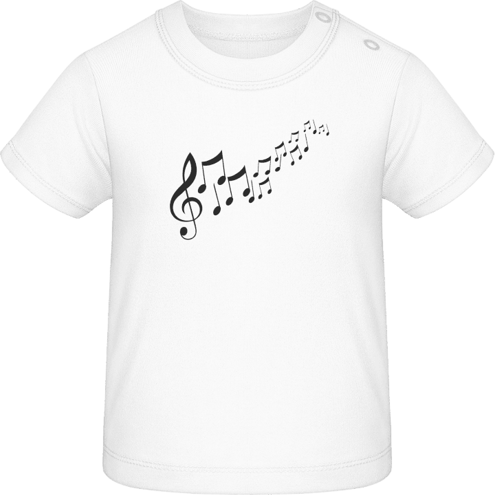 Dancing Music Notes Baby T-skjorte contain pic