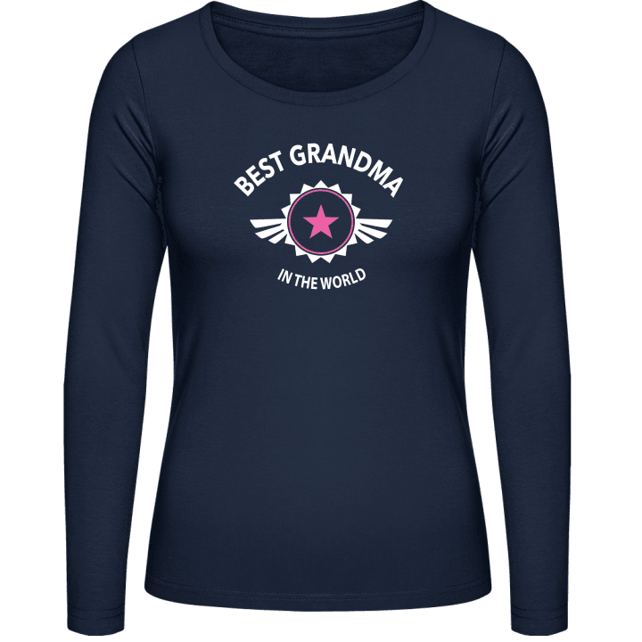 Best Grandma in the World Langermet skjorte for kvinner 0 image