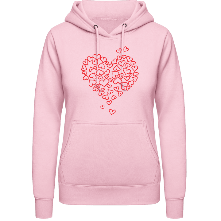 Small Hearts Women Hoodie contain pic