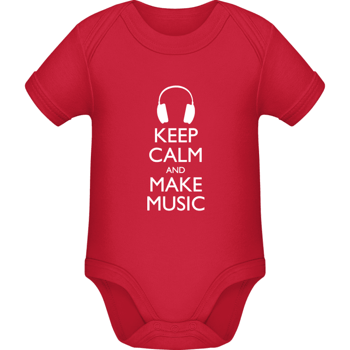 Keep Calm And Make Music Baby Romper contain pic