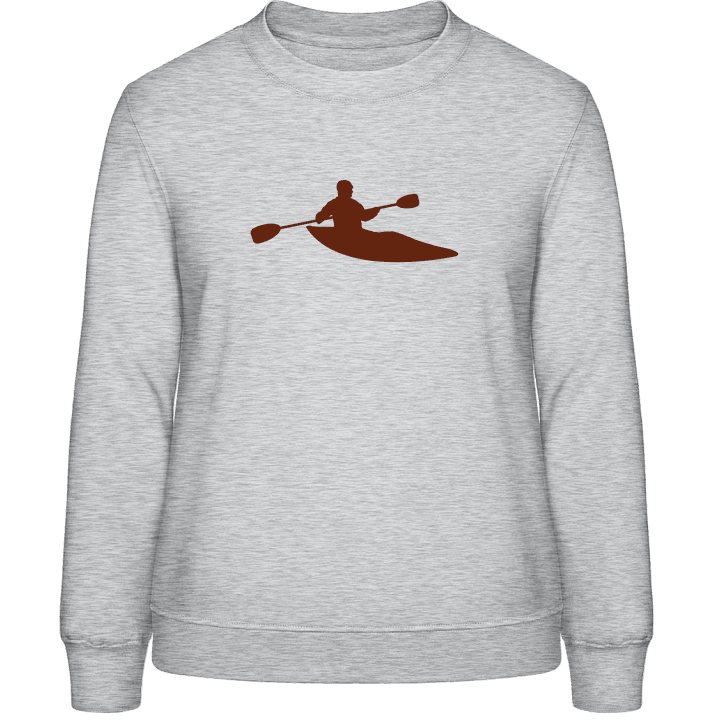 Kayaker Silhouette Frauen Sweatshirt contain pic