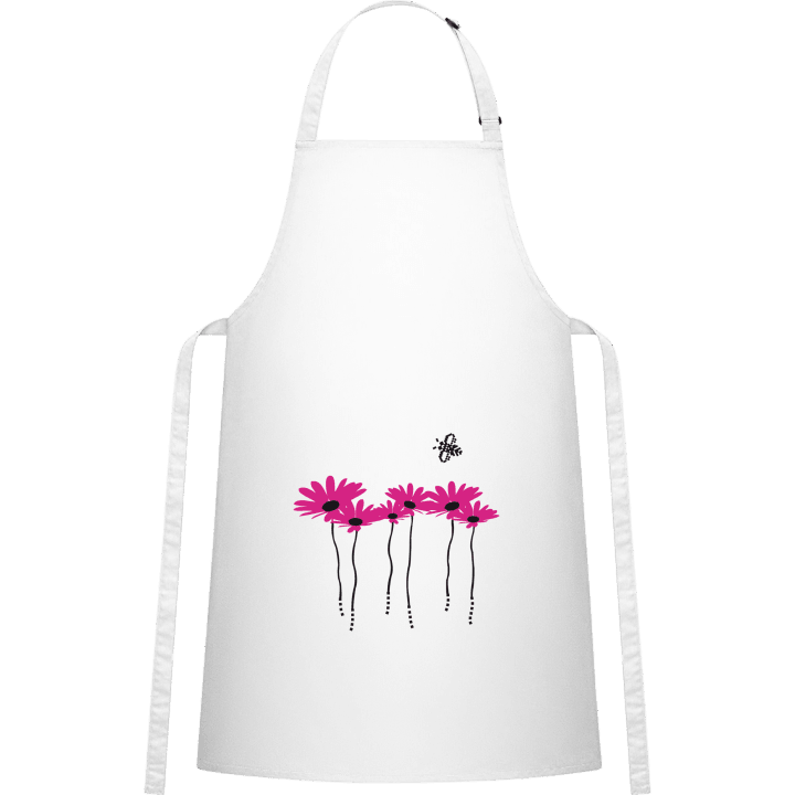 Flowers And Bee Kitchen Apron 0 image