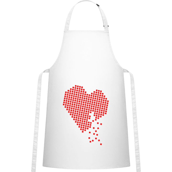 Pixel Heart Kitchen Apron contain pic