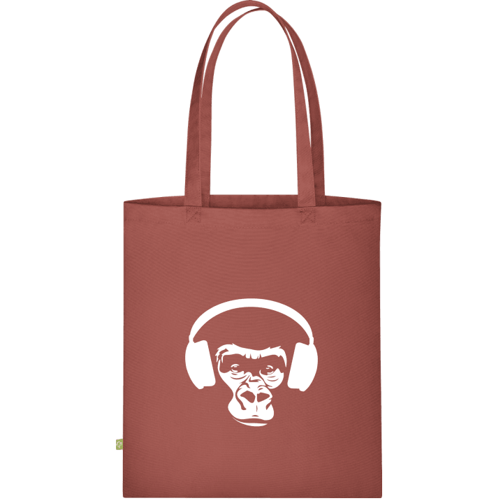Ape With Headphones Väska av tyg contain pic