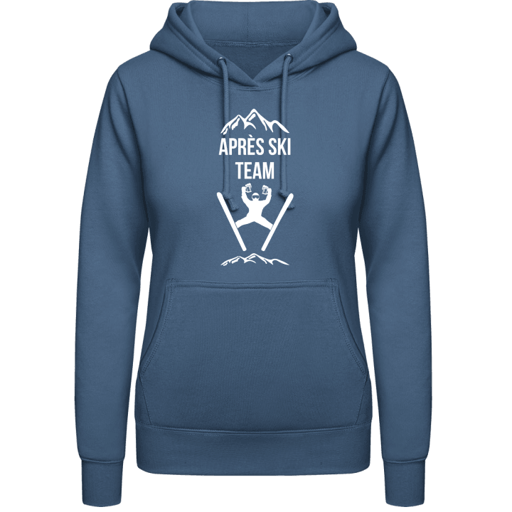 Après Ski Team Action Vrouwen Hoodie contain pic