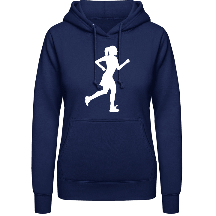Jogging Woman Vrouwen Hoodie contain pic