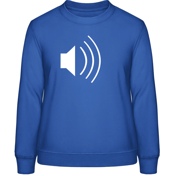High Volume Sound Frauen Sweatshirt contain pic