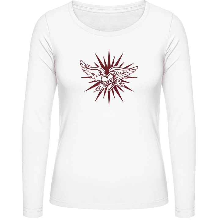 Love Tattoo Vrouwen Lange Mouw Shirt contain pic