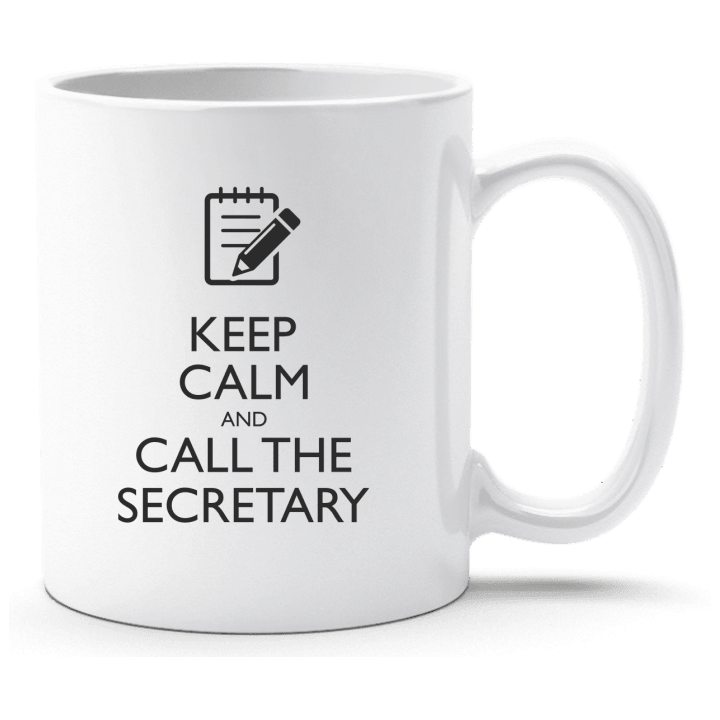 Keep Calm And Call The Secretary Coppa contain pic