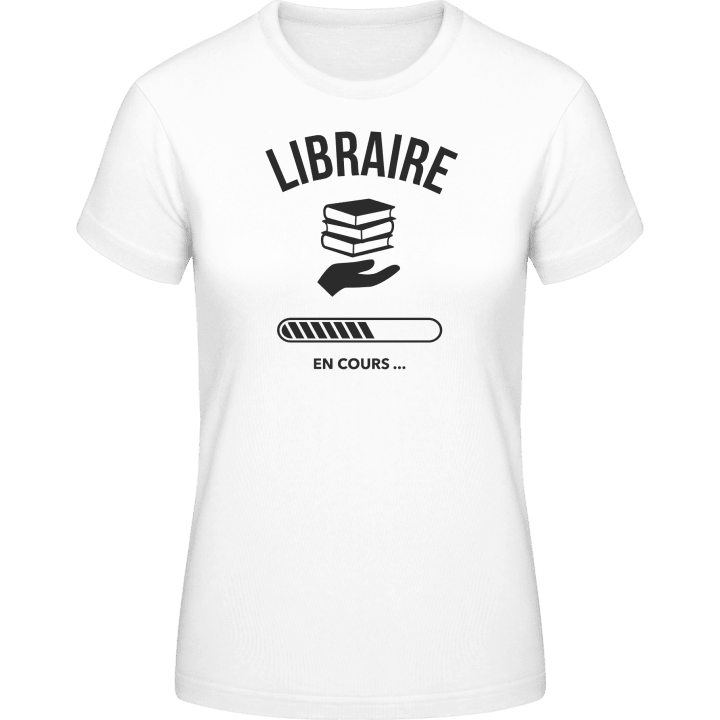 Libraire en cours Frauen T-Shirt contain pic