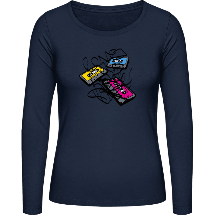 Music Tapes Chaos Women long Sleeve Shirt contain pic