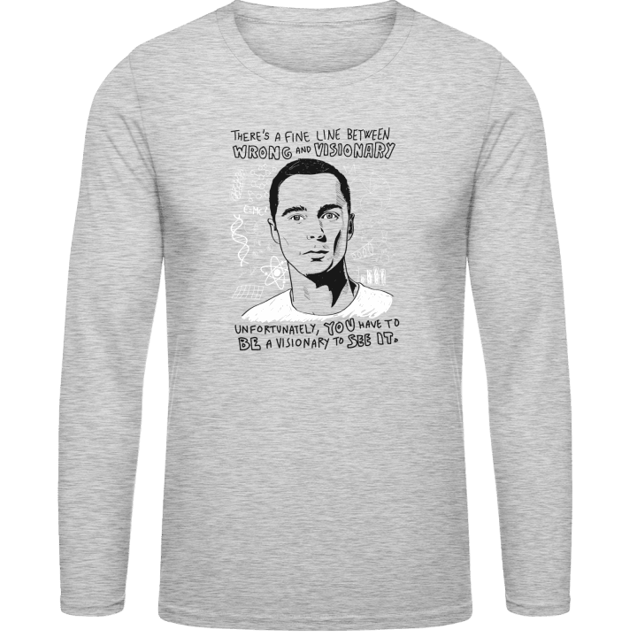 Sheldon Wrong And Visionary Long Sleeve Shirt 0 image