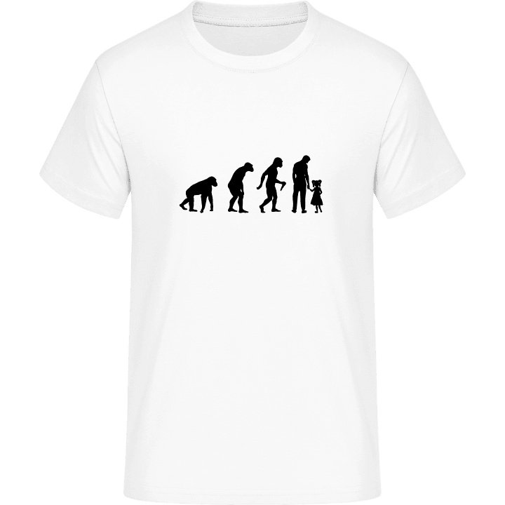 Dad And Daughter Evolution T-Shirt contain pic