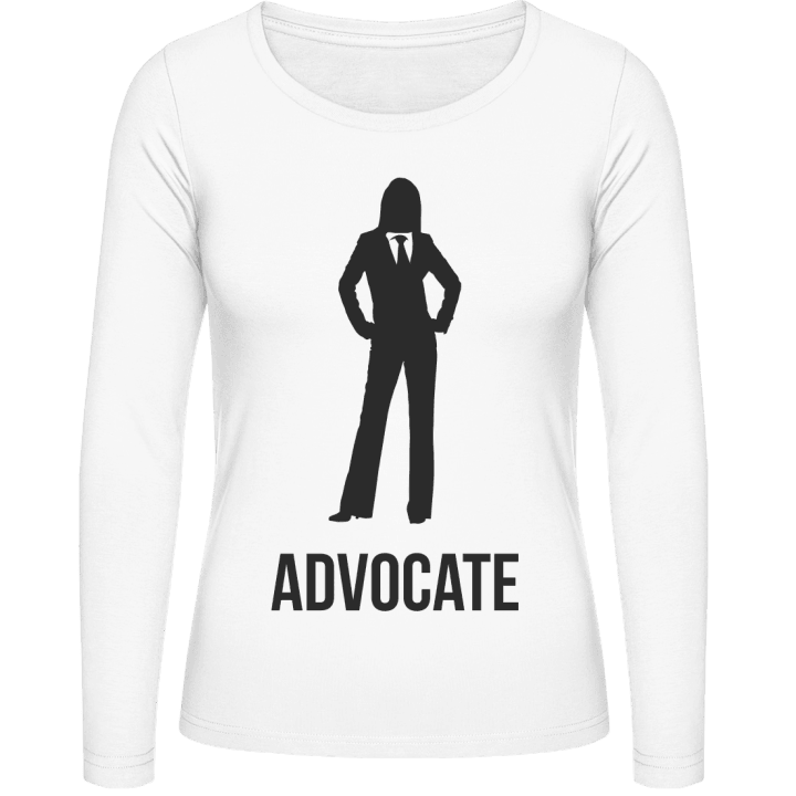 Advocate Frauen Langarmshirt contain pic