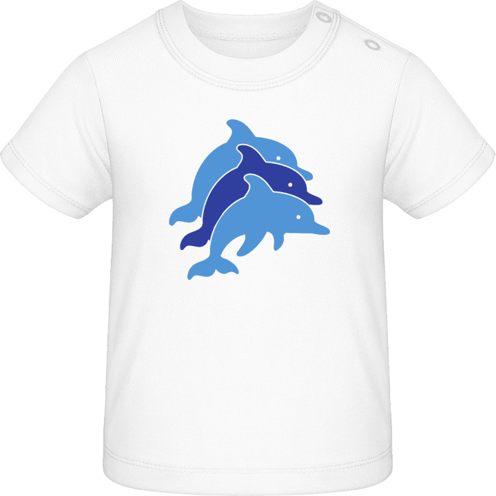 Dolphins Illustration Baby T-skjorte 0 image