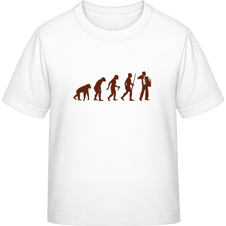 Accordionist Evolution Kids T-shirt contain pic