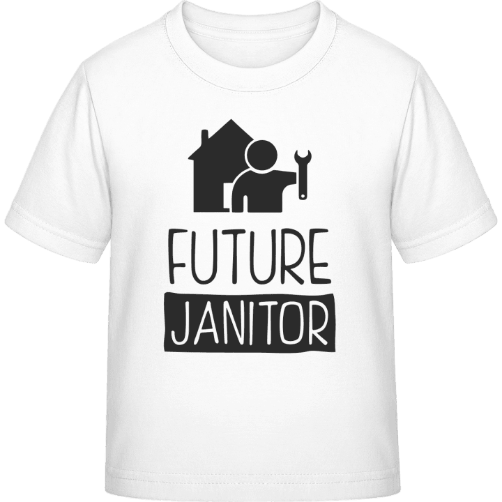 Future Janitor T-shirt för barn contain pic