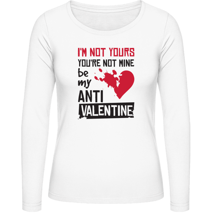 Be My Anti Valentine Kvinnor långärmad skjorta 0 image