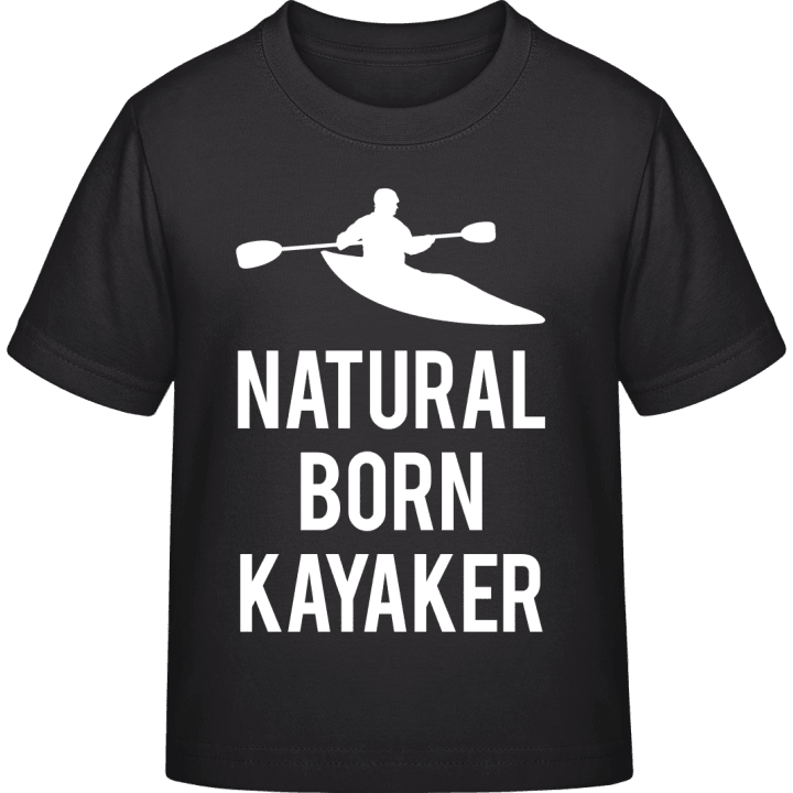 Natural Born Kayaker T-shirt för barn contain pic