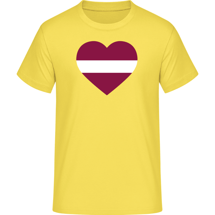 Latvia Heart Flag T-skjorte contain pic