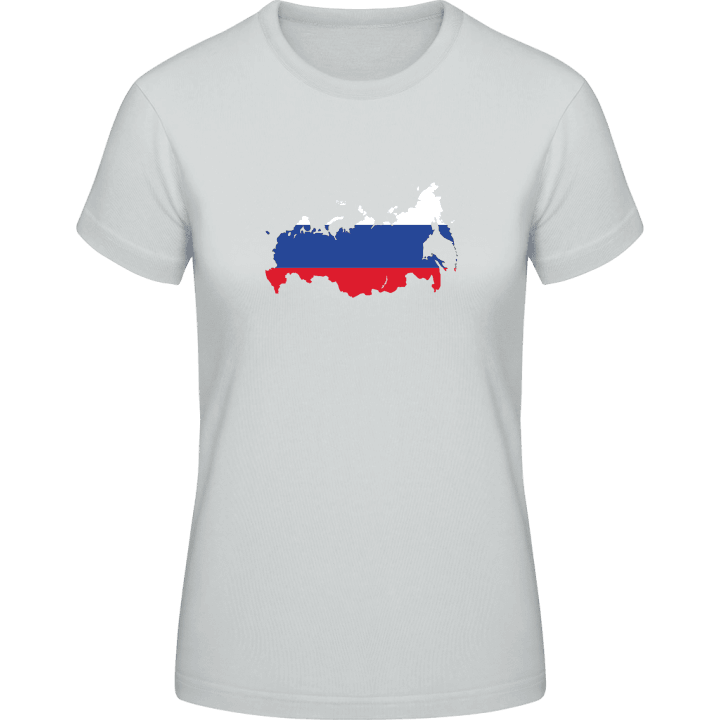 Russia Map T-skjorte for kvinner contain pic