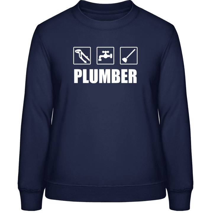 Plumber Icon Sweatshirt för kvinnor contain pic