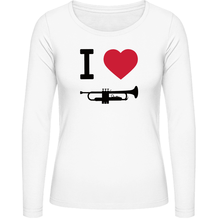 I Love Trumpets T-shirt à manches longues pour femmes 0 image
