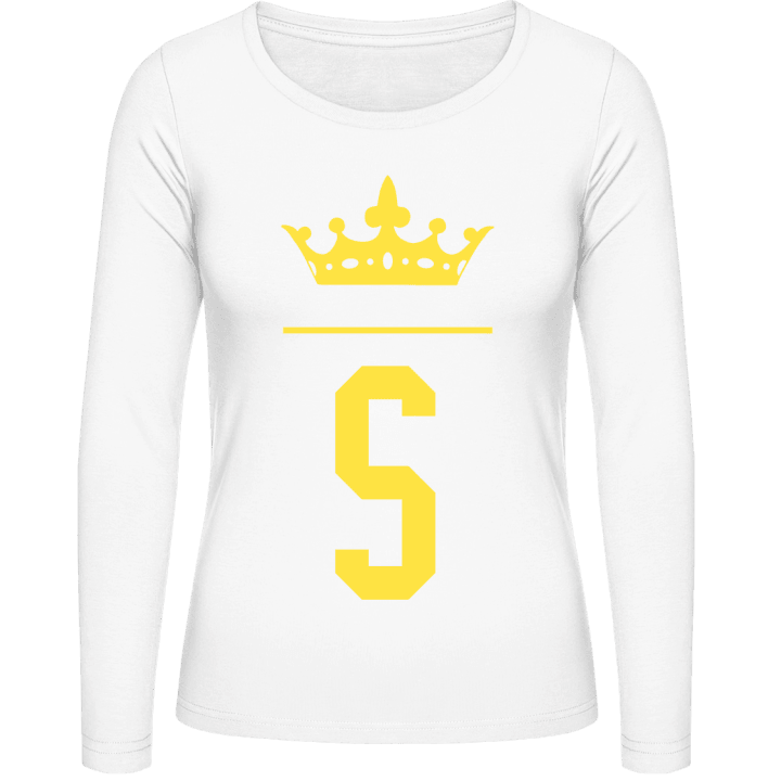 S Initial Royal Langermet skjorte for kvinner 0 image