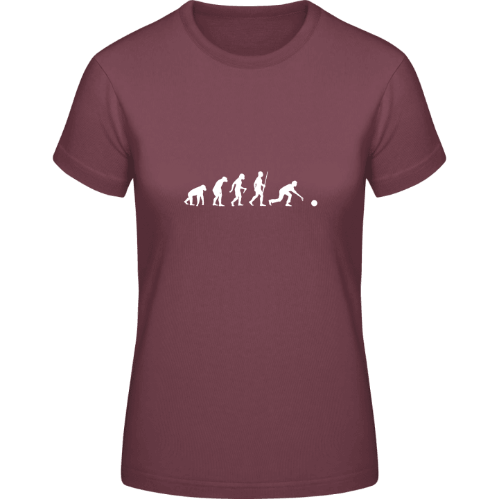 Ninepins Evolution Bowl Vrouwen T-shirt contain pic