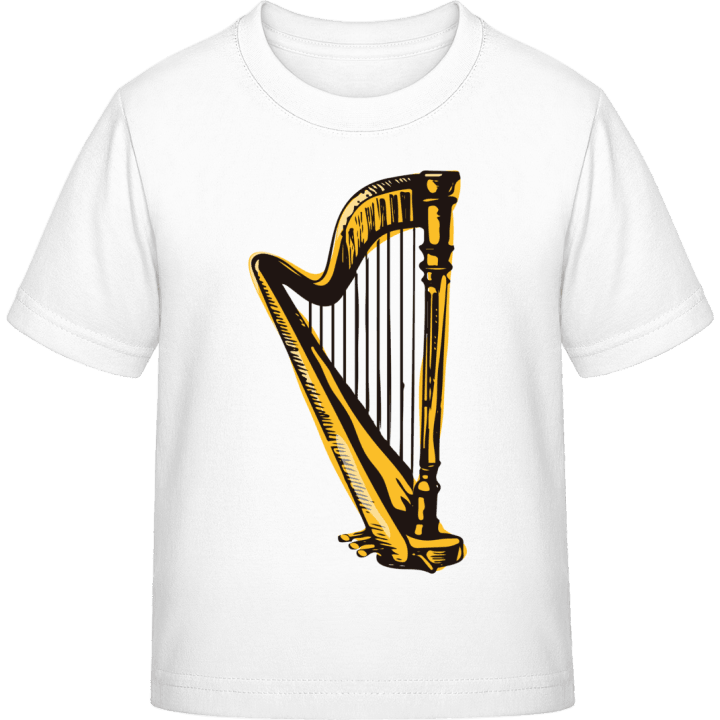 Harp Illustration T-skjorte for barn contain pic