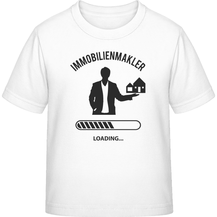 Immobilienmakler Loading Kinder T-Shirt contain pic