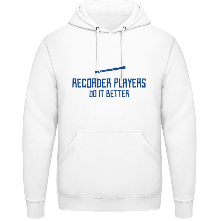 Recorder Player Do It Better Huvtröja contain pic