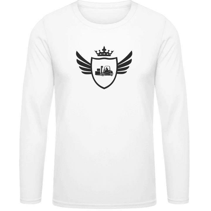 Warehouseman Coat Of Arms Winged Langermet skjorte contain pic