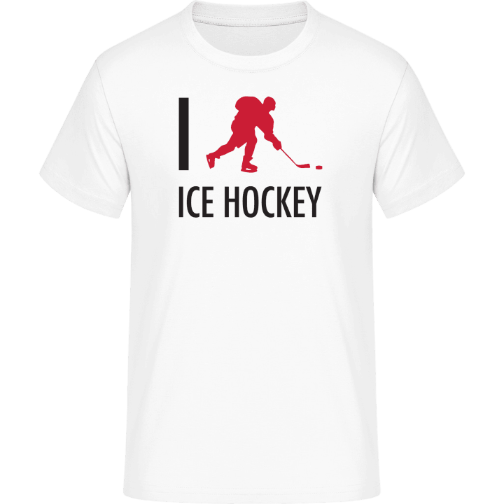 I Love Ice Hockey T-Shirt contain pic