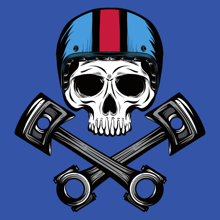 Skull And Cross Pistons T-Shirt 0 image