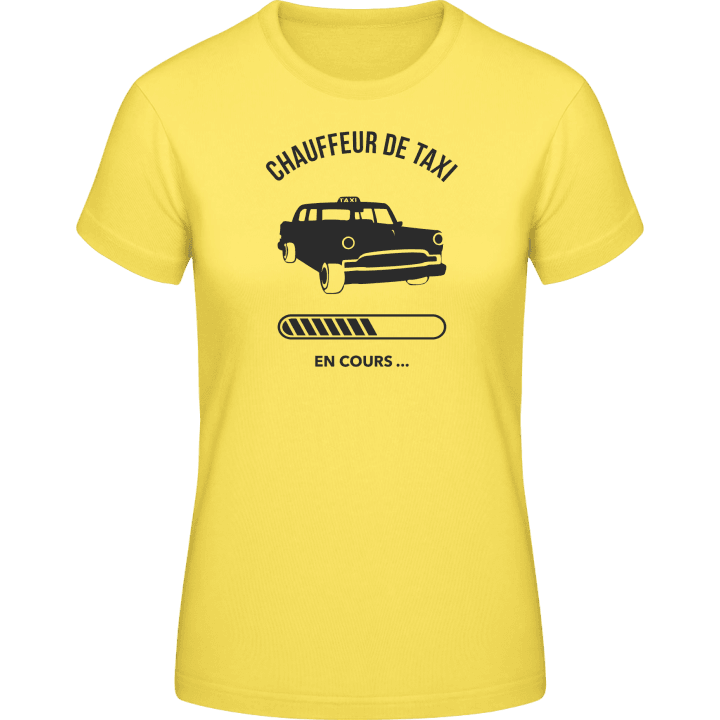 Chauffeur de taxi en cours Vrouwen T-shirt contain pic